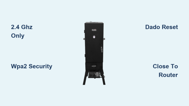 How to Fix Char-Broil Smoker WiFi Connection Issues