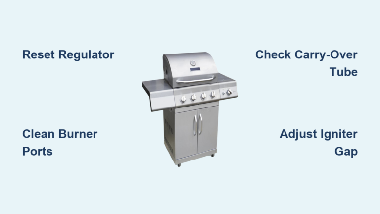 Gas Grill Only One Burner Works: Troubleshooting Guide