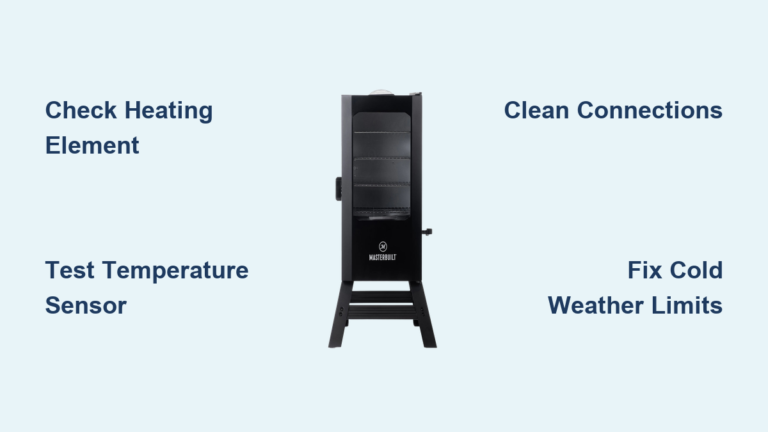 Masterbuilt Electric Smoker Won’t Heat Past 200: Troubleshooting Guide