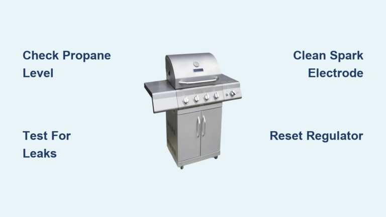 How to Fix Propane Grill Won’t Light